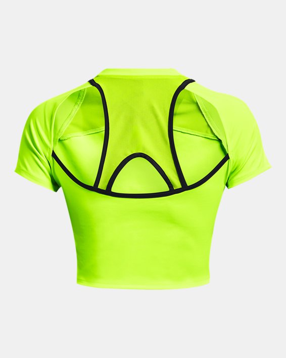 T-shirt court à manches courtes UA Run Anywhere pour femme, Green, pdpMainDesktop image number 6